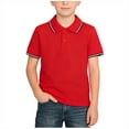 thumbnail image 2 of hengsof Children's and Teenagers' Short Sleeve School Uniform Shirt, 2 of 4