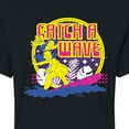 thumbnail image 3 of Disney - Lilo & Stitch - Catch A Wave - Juniors Cropped Cotton Blend T-Shirt, 3 of 5