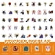 thumbnail image 4 of 53pcCute MexicanStickers For Water Bottles, Fun Classic Party Game Stickers For Kids Teens Adults Laptop Phone Skateboard Scrapbook Notebook Guitar Lugg, 4 of 5