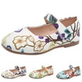thumbnail image 4 of aDJFDGT Girls Sandals Size 10 Little Girls Fashion Summer Children Sandals Girls Casual Shoes Flat Bottom Lightweight Colorful Flower Pattern Hook Loop, 4 of 9