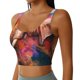 thumbnail image 2 of Fotbe Oil Paintings of Elephants Sujetador Deportivo Largo sin Aros para Mujer con Almohadillas y Soporte Medio, Transpirable y Absorbente, Camiseta Tipo Chaleco o Tank Top-Small, 2 of 8