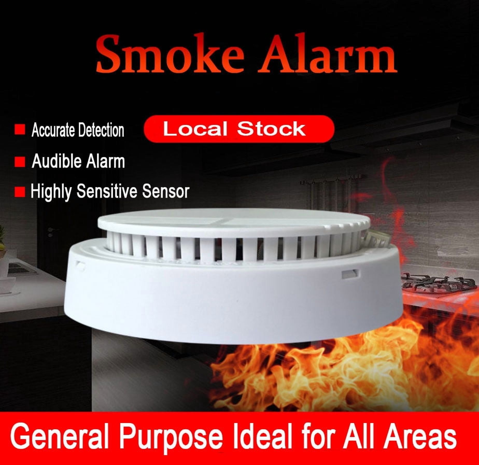 AsterOutdoor Smoke Detector Alarm with 85dB Alert photo 7