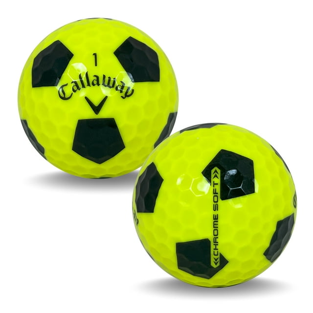 48 Callaway Chrome Soft Truvis 5A Yellow by Mulligan Golf Balls - Used Golf Balls