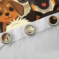 thumbnail image 4 of Feelyou Kawaii Dalmatian Lover Black Out Curtains, Cute Dog Pug Curtains Pack of 2 (42x63 Each), Teens Kids Boys Girls Bedroom Curtains, Curtains and Drapes Room Decor, 4 of 6