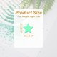 thumbnail image 2 of Uxcell 1.94oz(55g) Confeti de Purpurina en Forma de Estrella, 3mm Purpurina para Manualidades, Confeti Láser para Decoración de Boda, Fiesta y Festival, Verde, 2 of 7