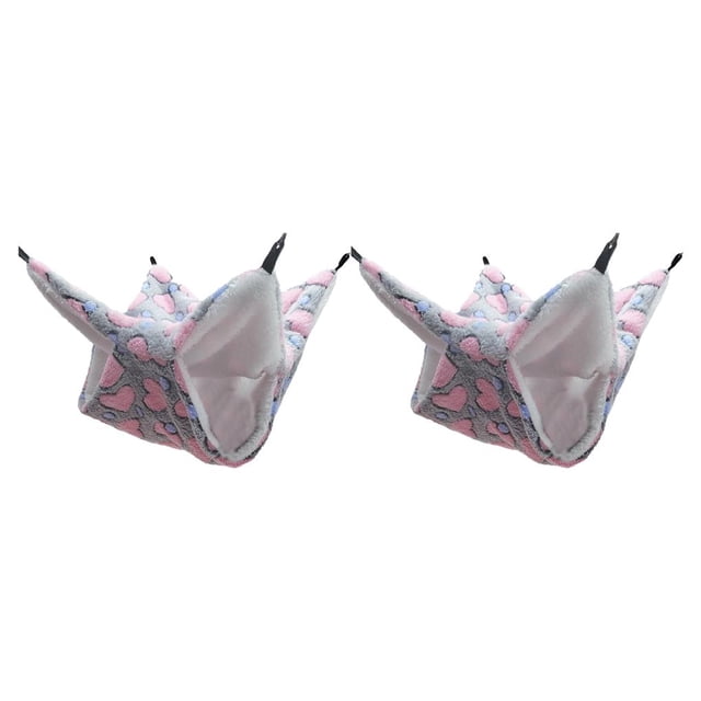 Methold Hamaca para ratas, Material Premium, diseño especial, cama colgante, colores surtidos, dulce regalo de lana, suministros para mascotas Type1 NO1