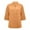 Yellow, variant on WTXUE Button-Up Shirts Elbow-Length, Notch Neck Shirts for Women's Button Down Shirts Cotton Linen PlusLinen Shirts Solid | Workwear for Women's Plus Purple XXL