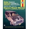 Pre-Owned Haynes Dodge, Plymouth and Chrysler Mini-Vans, 1984-1995: Caravan, Voyager, and Town and Country (Paperback) 1563921324 9781563921322