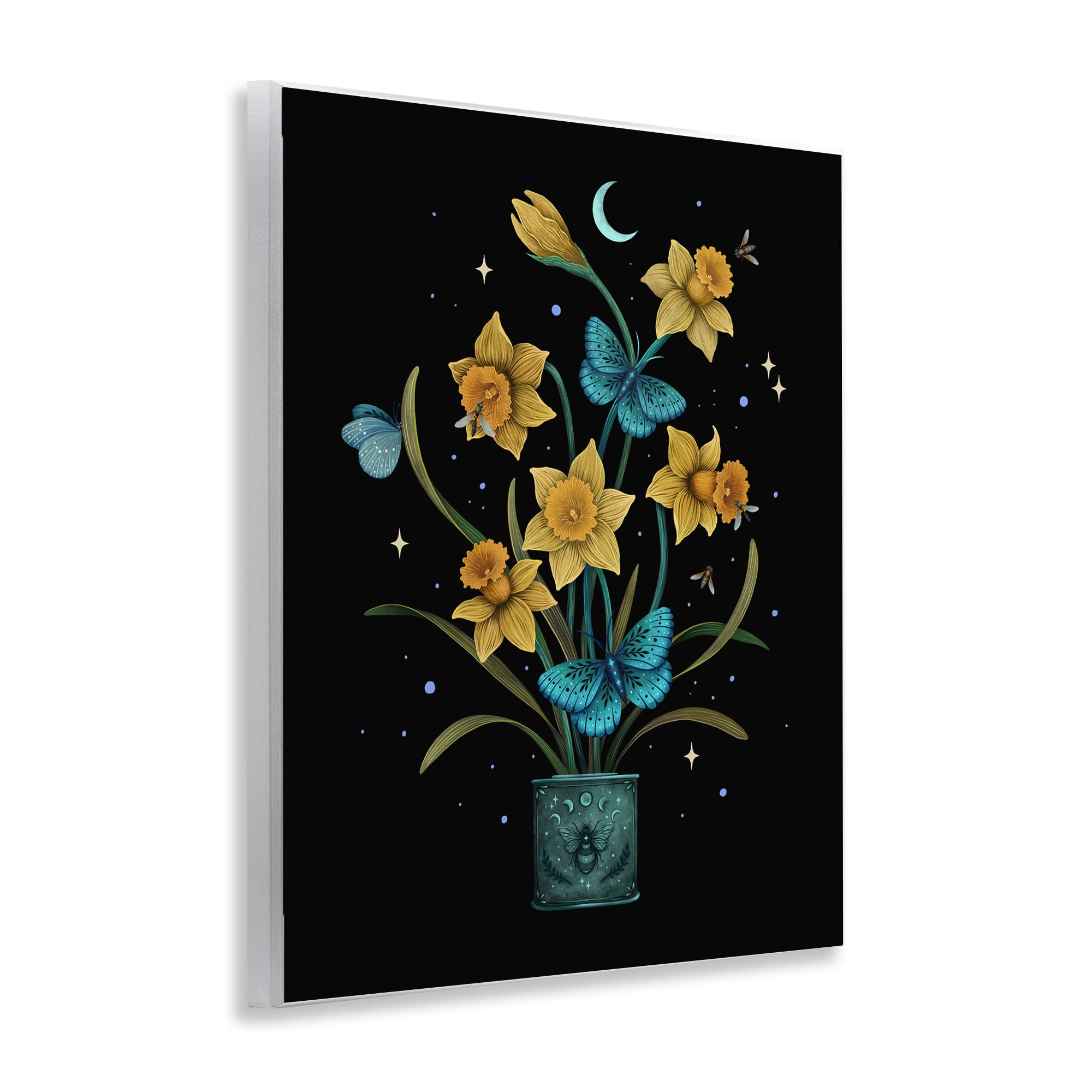 Stupell Industries Mystical March Daffodils Wall Plaque Art, design by Episodic Drawings