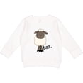 thumbnail image 2 of Inktastic Baa. Cute Sheep Design Toddler Sweatshirt, 2 of 4