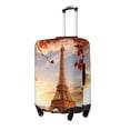 thumbnail image 2 of Disketp Eiffel Tower With Red Leaves In Paris Elastic Travel Luggage Cover Travel Suitcase Protective Cover For Trunk Case Apply To 18''-32'' Suitcase Cover-Medium, 2 of 9