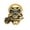 Gold, variant on Gothic Skull Brooch for Men Fashion Metal Jewelry Enhances Formal and Casual Attire