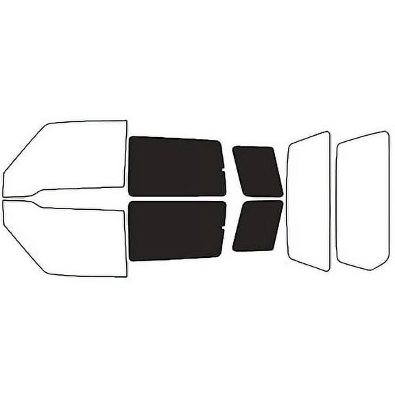 Rvinyl Window Tint Kit Compatible with Geo Tracker 1990-1995 - Back Precut Kit - 20%