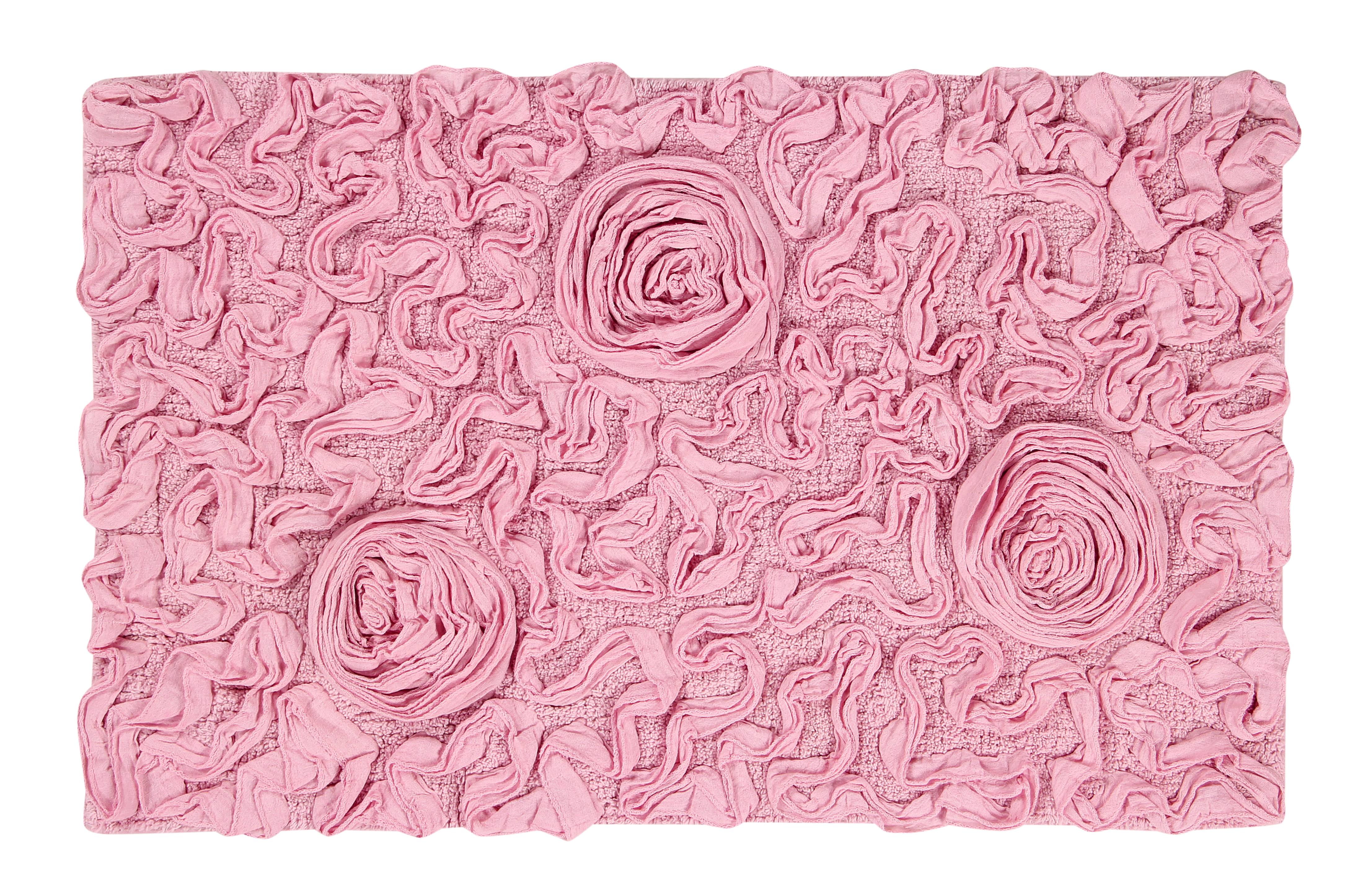 BELLFLOWER 24X40 BATH RUG PINK - Walmart.com
