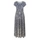 thumbnail image 4 of Puntoco Vestido Casual De Manga Corta Con Cuello Redondo Estampado Para Mujer Azul Cielo M,Regalos Para Mujer Joven, 4 of 5