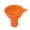 Orange, variant on KGJQ Silicone Funnel for Kitchen, Wide Mouth Small Spout for Oil Milk Powder Beans, Food Grade Collapsible Funnel for Liquid Dry Goods