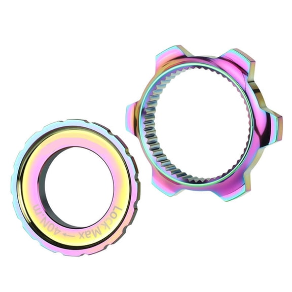 2pack Bicycles Disc Brake Adapter 6 Bolt to Centerlock Hub Converter Universals Light weight Aluminum