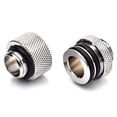 thumbnail image 3 of Bitspower G1/4" D-Plug Set, 15mm, Silver Shining, 3 of 3