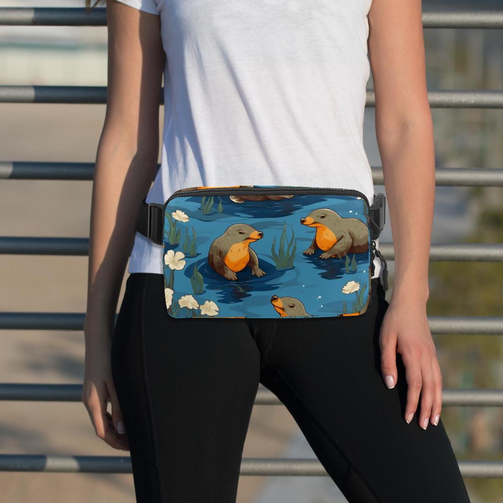 Platypus Lightweight, Adjustable Waist Pack Crossbody Bag Running Belt with Extension Strap - Unisex