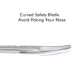thumbnail image 3 of Livingo Nose Hair Scissors for Men, Small Curved Rounded Tip for Facial Trimmer, 3 of 8