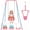 Pink and Blue, variant on SEMOPRUS 2 in 1 Toddler Swing & Jumper, Foldable Baby Jumpers and Bouncers, Easy to Assemble & Store for Indoor/Outdoor, Gray and White