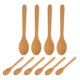 thumbnail image 1 of 10 piezas Cucharas de té de miel Cucharaditas para mermelada Mini frascos de bambú Mango largo, 1 of 6