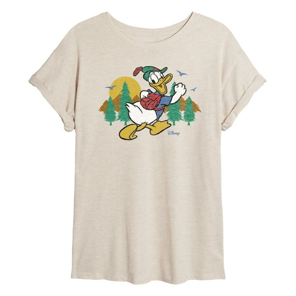 Disney - Donald Hiking - Women's Oversized T-Shirt