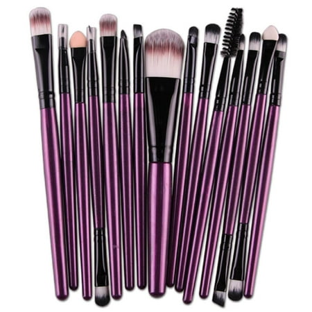 Machinehome Best Choice 15pcs/set Eye Shadow Cosmetic Makeup Brushes Set Lip Eyebrow Brush