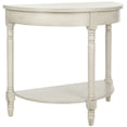 thumbnail image 2 of SAFAVIEH Randell Nautical Rustic Demilune Console, White, 2 of 5