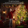 thumbnail image 4 of NITIDSKY 33ft 100 LED Christmas Lights Twinkle Christmas Tree String Lights Indoor Outdoor Decorations, Warm White, 4 of 8
