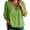 Green, variant on 3/4 Length Sleeve Womens Tops 2026 Spring Trendy V Neck Lace Neckline Dressy Casual Tshirt Womens Blouses