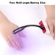thumbnail image 4 of Mini lámpara de uñas USB Fuente de luz dual Secado rápido Lámpara de fototerapia de manicura portáti MABOTO Negro, 4 of 7