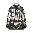 thumbnail image 3 of Vintage Fashion Ethnic Style School Backpack with Rustic Home Decor Patterns, Durable Waterproof Oxford Cloth, Adjustable Straps, Comfortable Breathable Padding for Student, 3 of 6