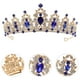 thumbnail image 5 of Tiaras de boda con diamantes de imitación, corona nupcial con diamantes de imitación, corona para mujer y niña, tiara para fiesta, 5 of 7