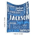 Clearance!! Baocc Personalized Baby Blanket with Name for Kids，Custom
