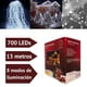 thumbnail image 2 of Luces de Navidad,DOSYU Cascadas de Luces navideñas 700 leds,Serie Casacada de 13 metros, Luces Cascada con 8 Modos de Iluminación para Decoraciones Navideñas, Jardines, Ventanas, Aleros (Blanco frío), 2 of 9