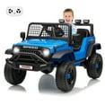 thumbnail image 2 of 12V Kids Electric Ride On Truck with Remote Control Ride On Toy for Toddler Boys & Girls Bluetooth Music Player LED Lights, 2 of 10