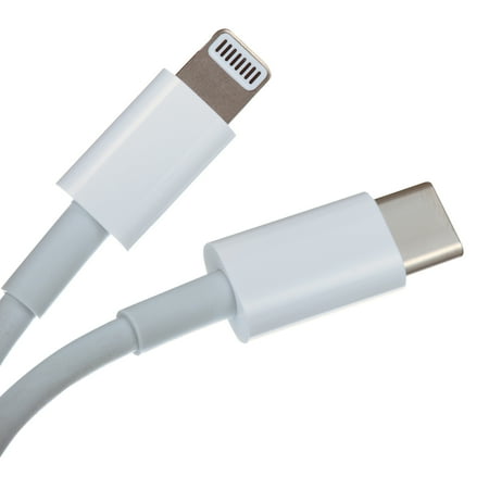 Apple - 2 m USB Type C-to-Lightning Charging Cable - White
