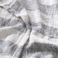 thumbnail image 3 of Brielle Home Lara Striped Cotton Throw Blanket, 3 of 4