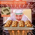 thumbnail image 4 of CHUANK 2Pcs Carbon Steel Square Muffin Baking Pan Non Stick 12 Cavity Cupcake Pan Easy To Clean Multipurpose Muffin Tin Tray With Rippled Edge for Oven Baking, 4 of 10