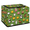 Multicolor 4, variant on CURLYOOT Kawaii Cow Grass Storage Bin with Zipper Lid, Fabric Storage Basket with Handles, Decorative Foldable Storages Box Clothes Organizer for Closet, Shelf