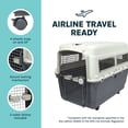 thumbnail image 5 of SportPet Designs Airline Approved Plastic Dog Kennel with Wheels, XXX-Large, 5 of 12