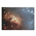 thumbnail image 1 of Outer Space Cutting Board, Detailed Image of Nebula Cloud Gas and Dust Universe Astronomy Print, Decorative Tempered Glass Cutting and Serving Board, Large Size, Burnt Orange Blue, by Ambesonne, 1 of 1