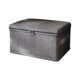 thumbnail image 1 of Cesta de almacenamiento Nayueo, organizador de armario, caja de tela con asa | Cesta de almacenamiento de gran capacidad, organizador de edredones, caja organizadora con tapa y cremallera, 1 caja de, 1 of 8