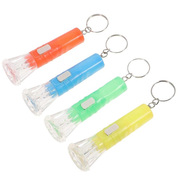 a refined product description for your **10pcs Mini Plastic Keychain Flashlights**:\n\n \n\n**10pcs Mini Plastic Keychain Flashlights – Portable Torch