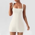 thumbnail image 6 of Women’s Square Neck A-Line Mini Dress Sleeveless Fit and Flare Casual Summer Skater Dress, 6 of 9