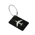 thumbnail image 2 of Seitruly Nuevas etiquetas de aluminio para equipaje, etiqueta de maleta, nombre, dirección, ID, bolsa, etiqueta de equipaje, viaje Teléfono y Comunicación negro, 2 of 3