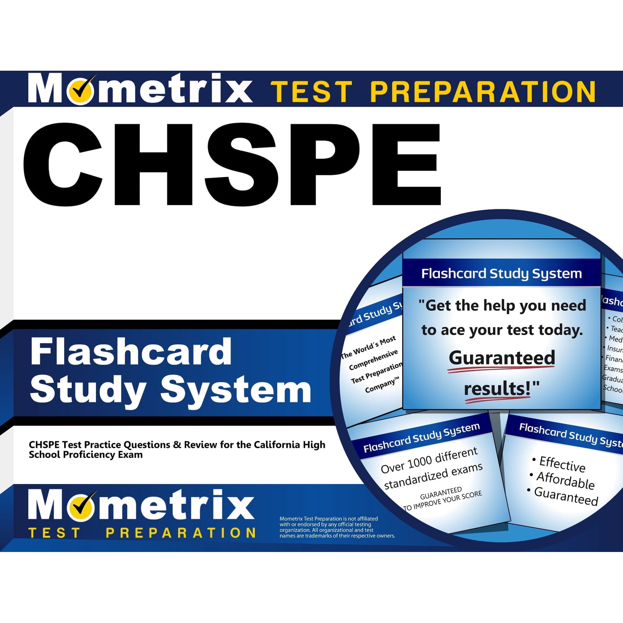 Chspe Flashcard Study System : Chspe Test Practice Questions & Review for the California High School Proficiency Exam (Cards)