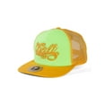 thumbnail image 2 of TopHeadwear Cali Script Trucker Hat - Neon Green/Gold, 2 of 2