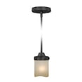 thumbnail image 1 of Vaxcel International P0134 Halifax 1L Mini Pendant - Aged Walnut, 1 of 1